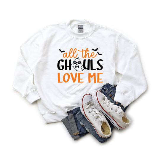 All The Ghouls Love Me Bats | Youth Graphic Sweatshirt