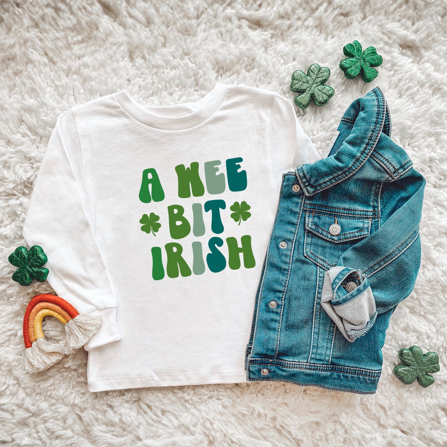 A Wee Bit Irish | Youth Graphic Long Sleeve Tee