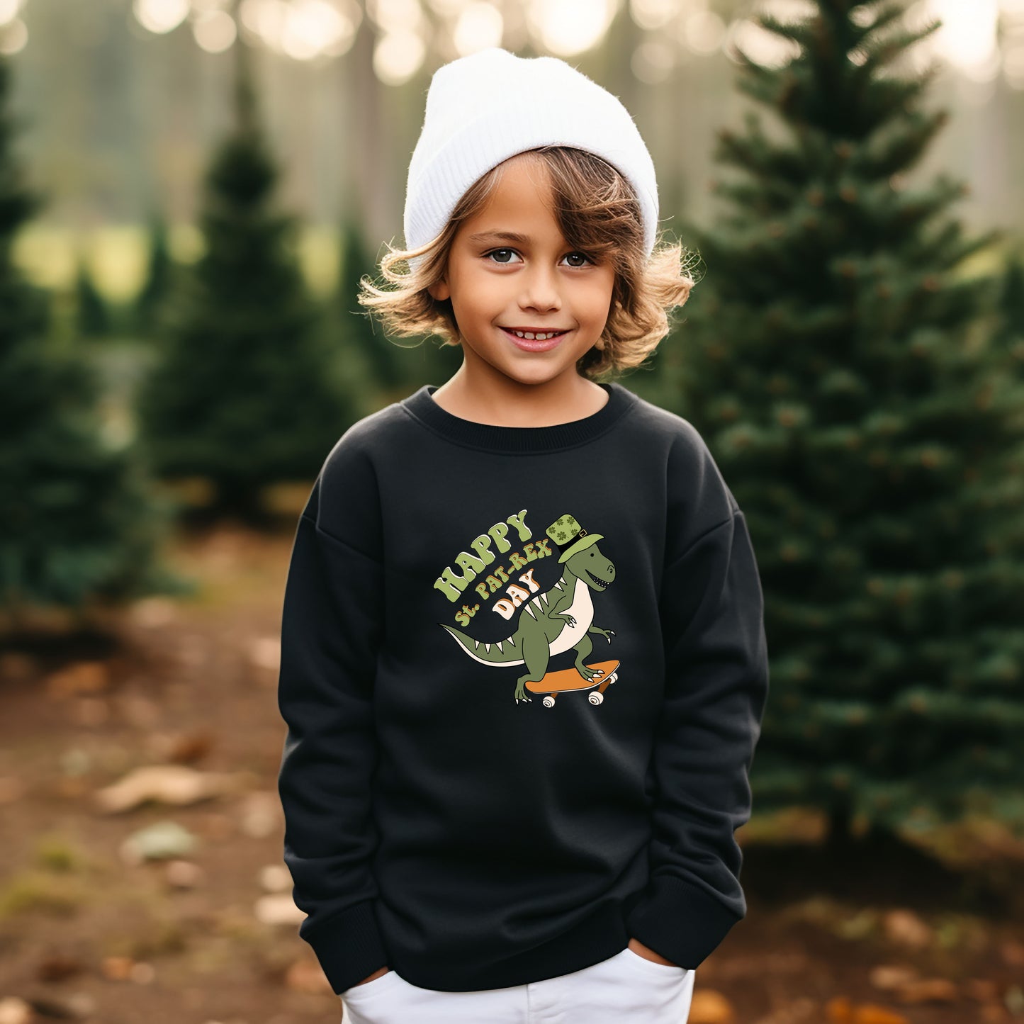 Happy St. Pat-Rex Day | Youth Sweatshirt