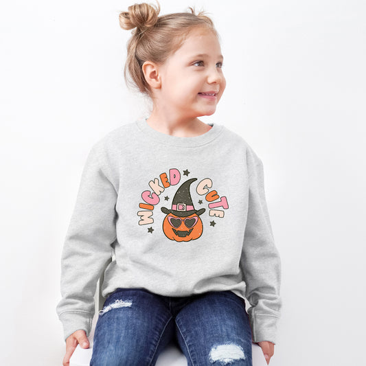 Wicked Cute Pumpkin | Youth Graphic Sweatshirt