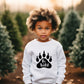 Be Wild Bear Paw | Youth Graphic Sweatshirt