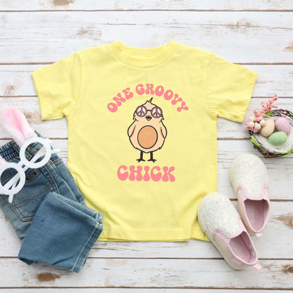 One Groovy Chick | Toddler Graphic Short Sleeve Tee