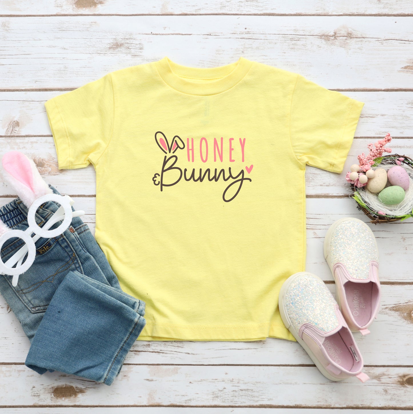 Honey Bunny | Toddler Graphic Short Sleeve Tee