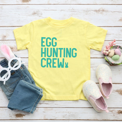 Egg Hunting Crew Bunny| Toddler Graphic Short Sleeve Tee