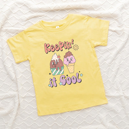 Keepin' It Cool Ice Cream | Toddler Graphic Short Sleeve Tee