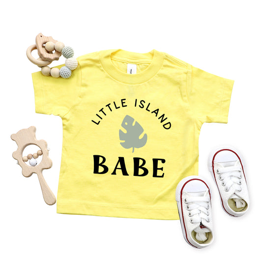 Little Island Babe | Toddler Graphic Short Sleeve Tee