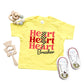 Heart Breaker Checkered Bolt | Toddler Graphic Short Sleeve Tee