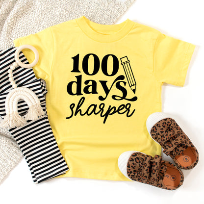 100 Days Sharper | Toddler Graphic Short Sleeve Tee