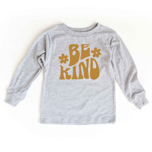 Be Kind Daisies | Toddler Long Sleeve Tee