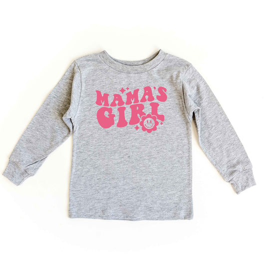 Mama's Girl Flower | Youth Long Sleeve Tee