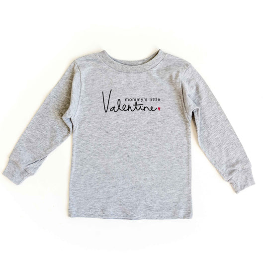 Mommy's Little Valentine | Youth Long Sleeve Tee