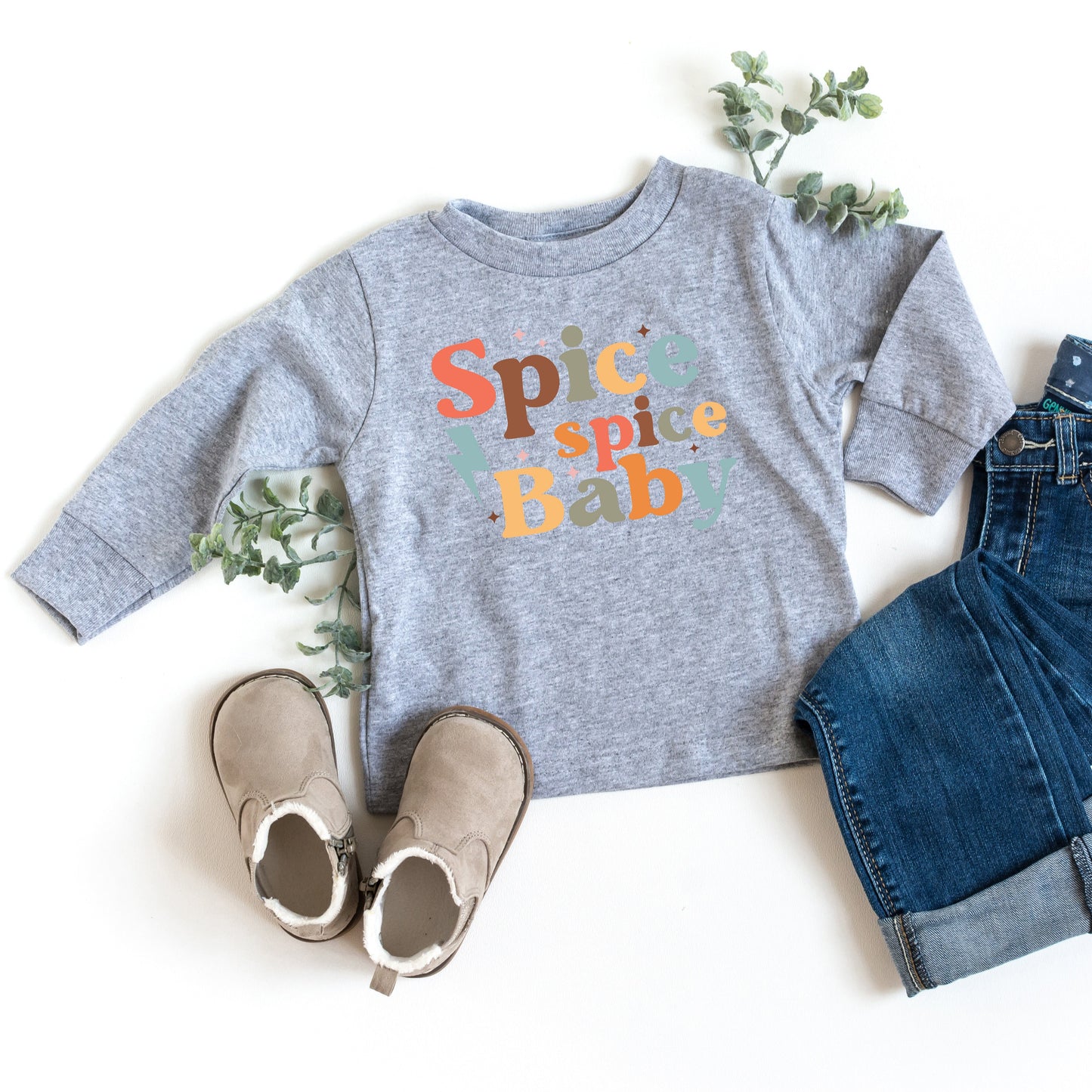 Spice Spice Baby | Youth Graphic Long Sleeve Tee