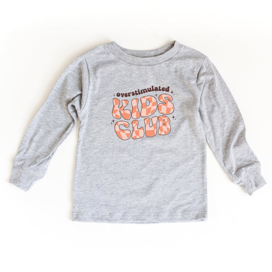 Overstimulated Kids Club | Youth Long Sleeve Tee