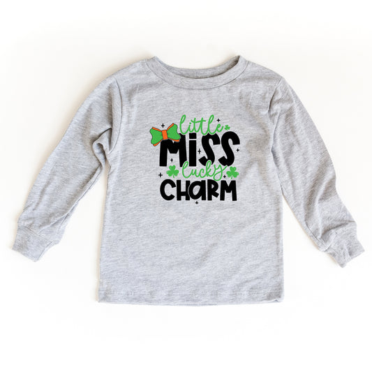 Little Miss Lucky Charm | Youth Long Sleeve Tee