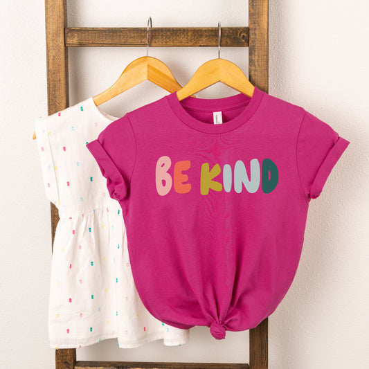 Be Kind Bold Colorful | Youth Short Sleeve Crew Neck