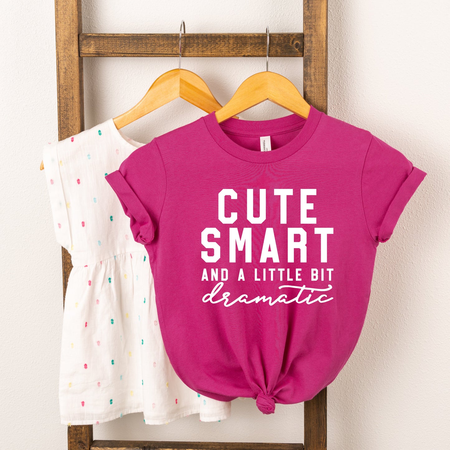 Cute Smart Dramatic | Youth Short Sleeve Crew Neck