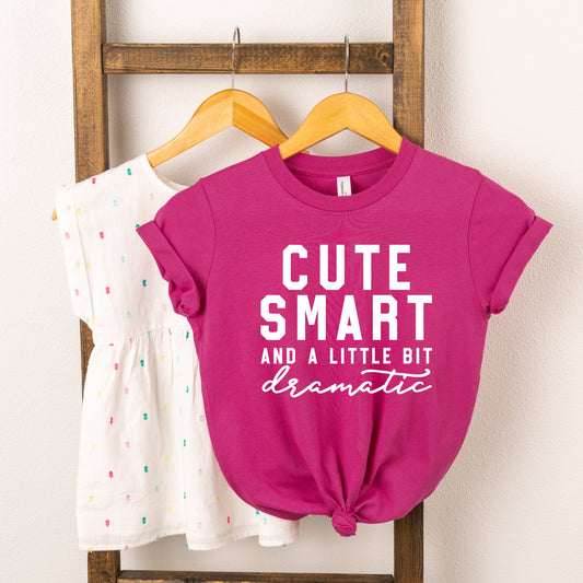 Cute Smart Dramatic | Youth Short Sleeve Crew Neck