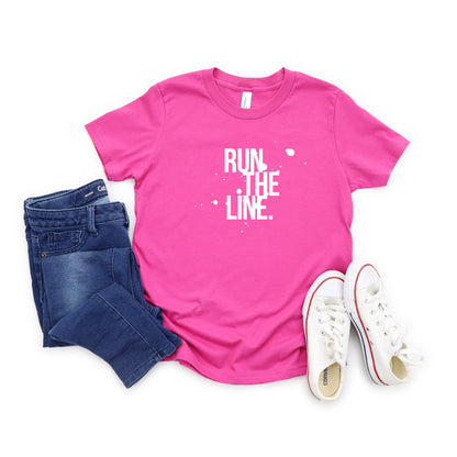 Run The Line | Youth Short Sleeve Crew Neck