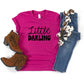 Little Darling Cursive | Youth Short Sleeve Crew Neck
