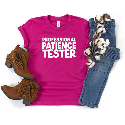 Professional Patience Tester | Youth Short Sleeve Crew Neck