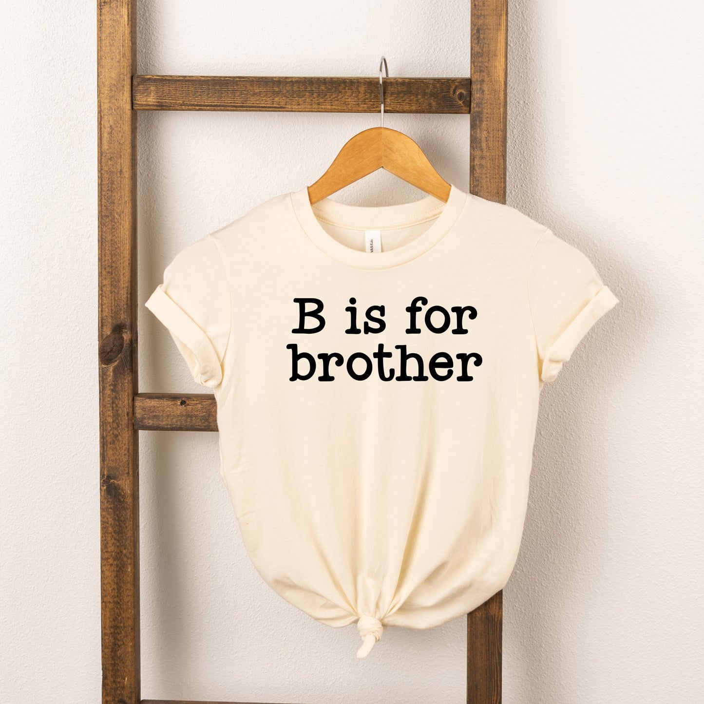 B Is For Brother | Toddler Short Sleeve Crew Neck