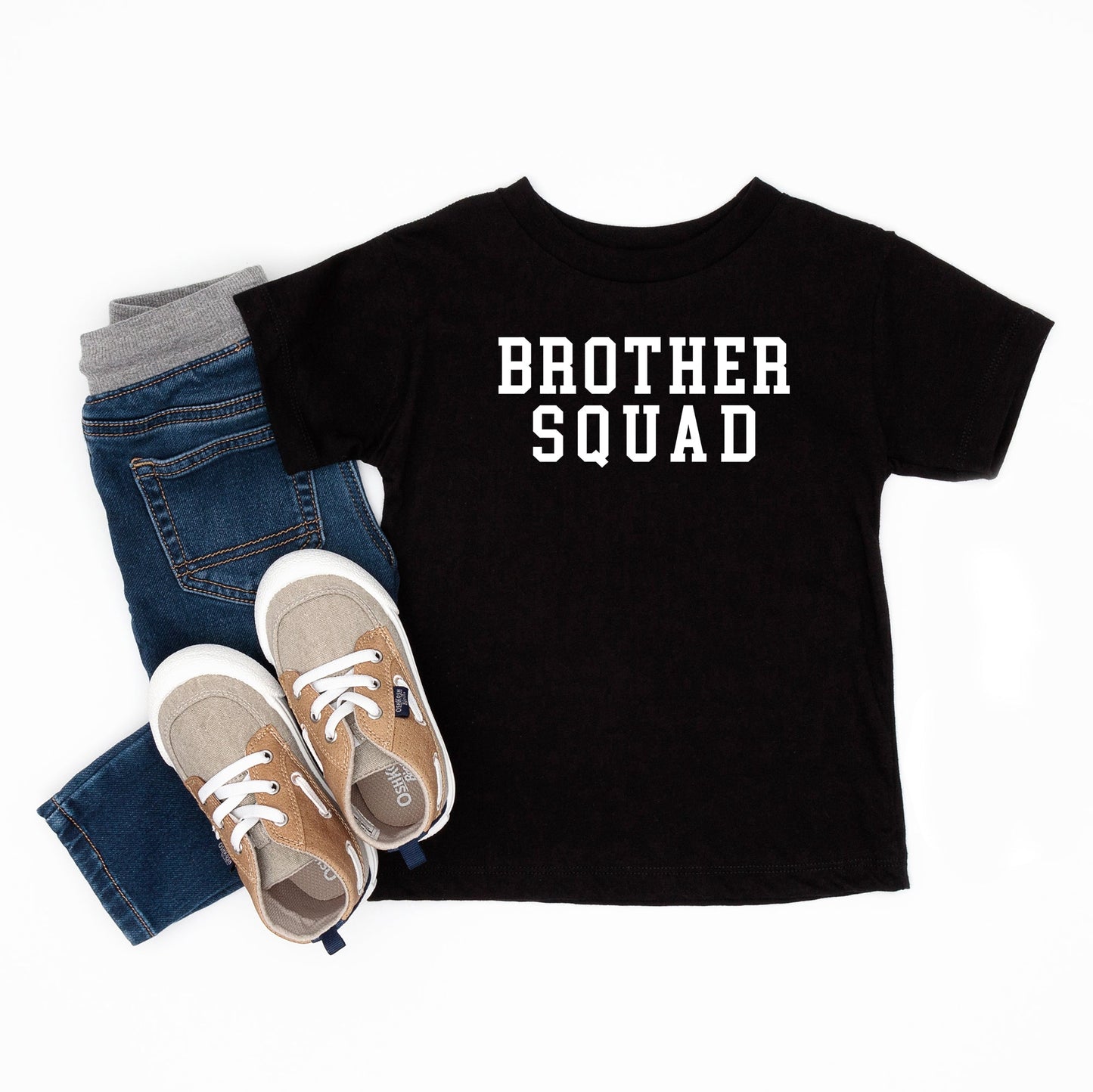 Brother Squad | Toddler Short Sleeve Crew Neck