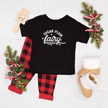 Sugar Plum Fairy Magic | Toddler Short Sleeve Crew Neck