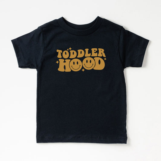 Toddler Hood Smiley | Toddler Short Sleeve Crew Neck