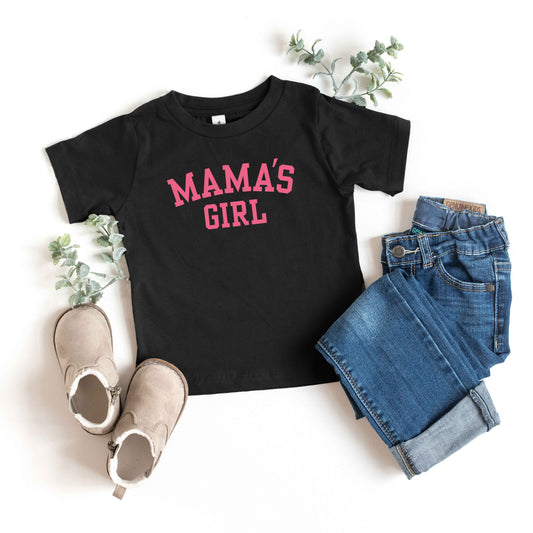 Mama's Girl Varsity | Toddler Short Sleeve Crew Neck