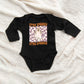 Checkered Stay Spooky Ghost | Baby Long Sleeve Onesie