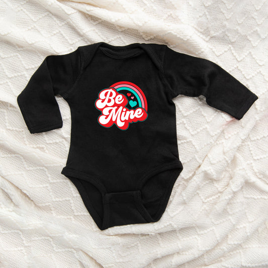 Be Mine Rainbow | Baby Long Sleeve Onesie