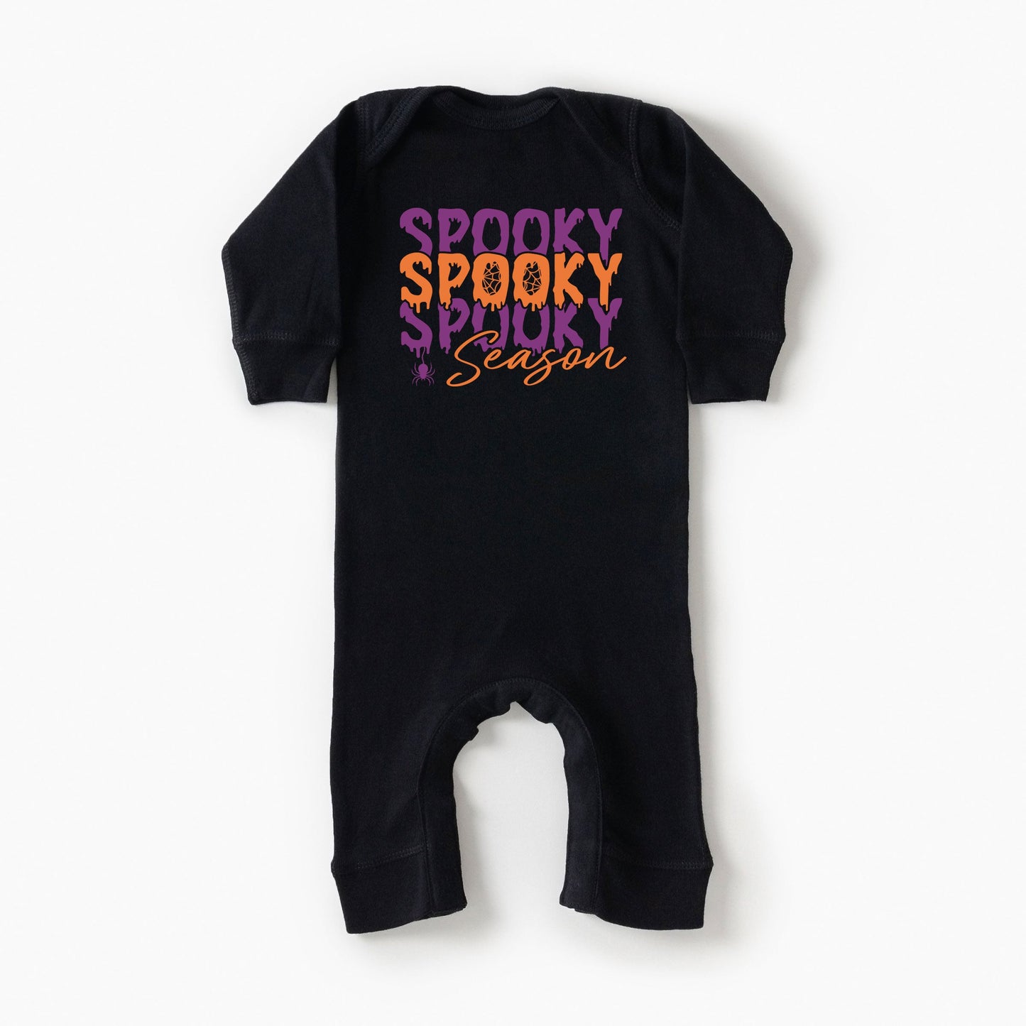 Spooky Season Spider | Baby Graphic Romper
