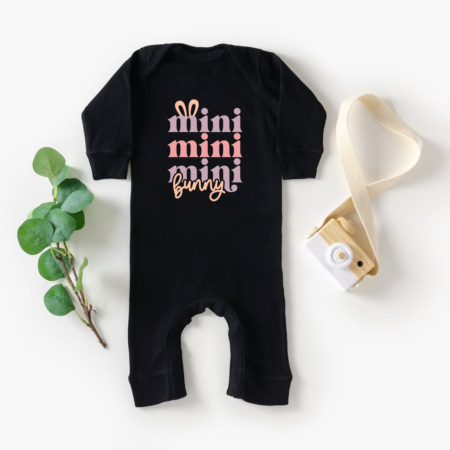 Mini Bunny Stacked | Baby Romper