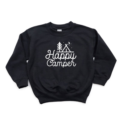 Happy Camper Tent | Youth Sweatshirt