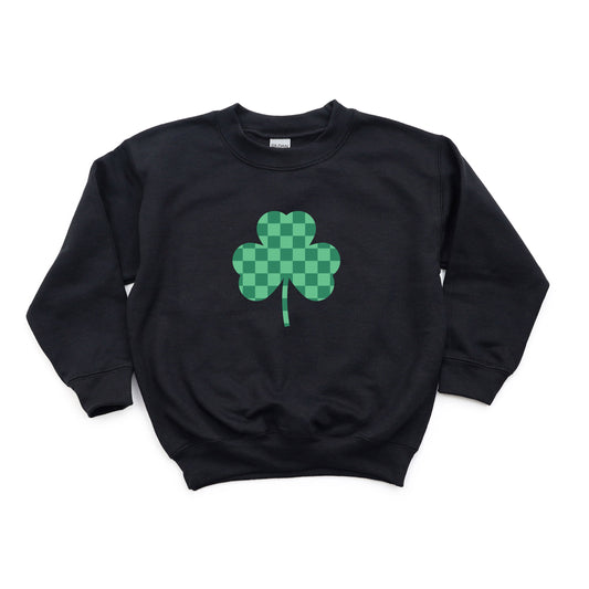 Checker Shamrock | Youth Sweatshirt