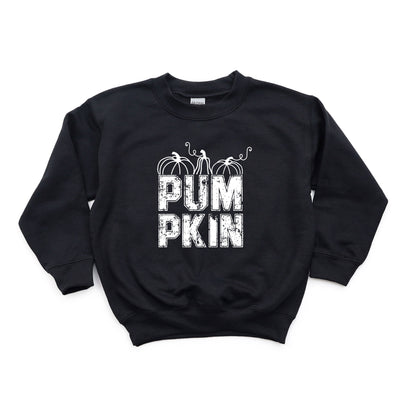 Pumpkin Distressed | Youth Graphic Sweatshirt