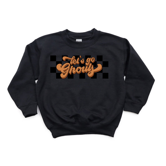Let's Go Ghouls Checkered | Youth Sweatshirt