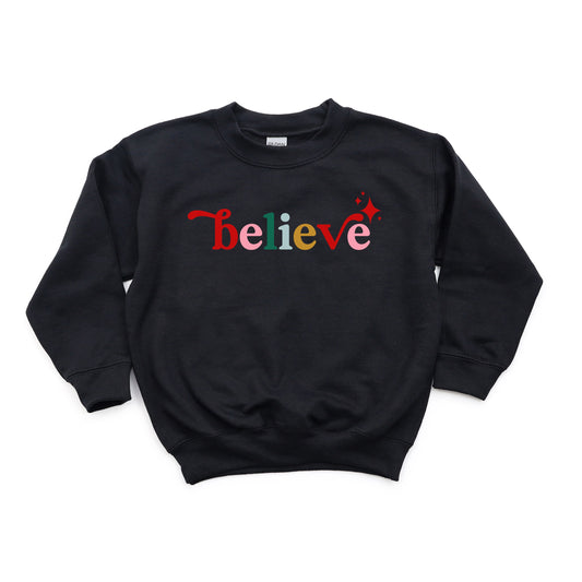 Believe Colorful | Youth Sweatshirt