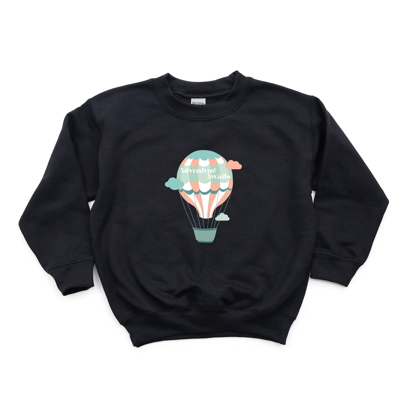 Adventure Awaits Clouds | Youth Sweatshirt