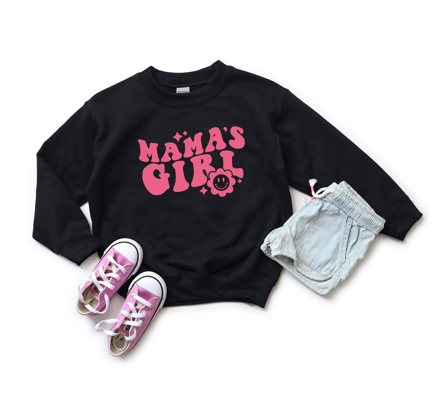 Mama's Girl Flower | Youth Sweatshirt