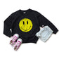 Distressed Smiley Face | Youth Graphic Sweatshirt