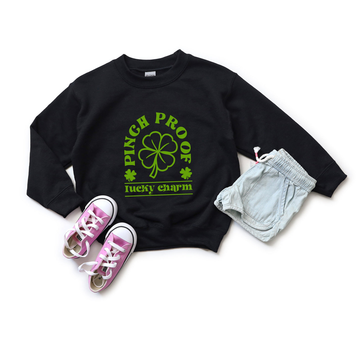 Pinch Proof Lucky Charm | Youth Sweatshirt