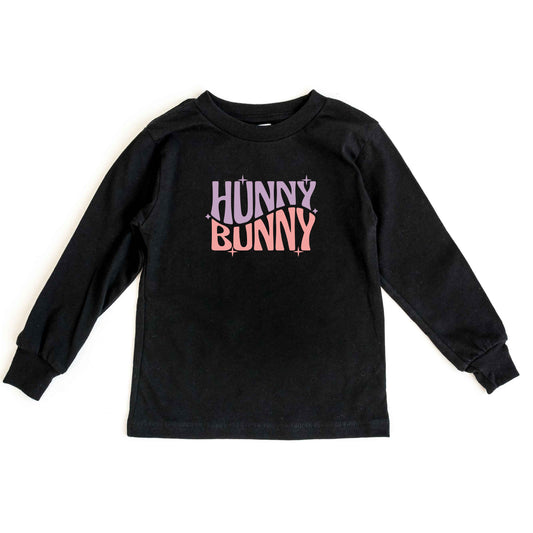 Hunny Bunny Wavy Stars | Youth Long Sleeve Tee