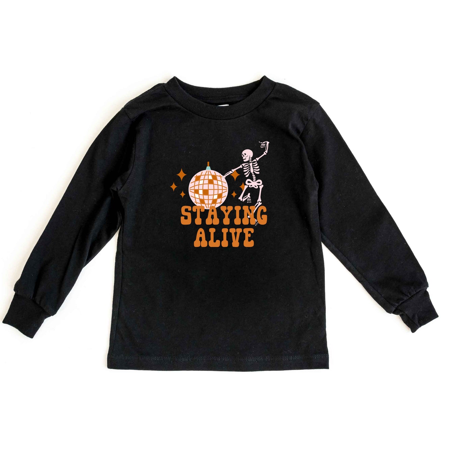 Staying Alive | Youth Graphic Long Sleeve Tee