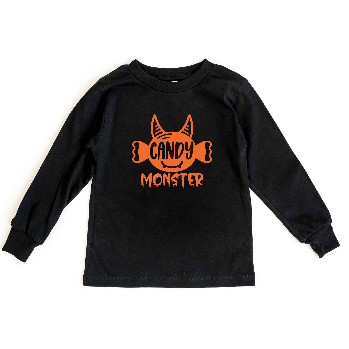 Candy Monster Horns | Youth Graphic Long Sleeve Tee