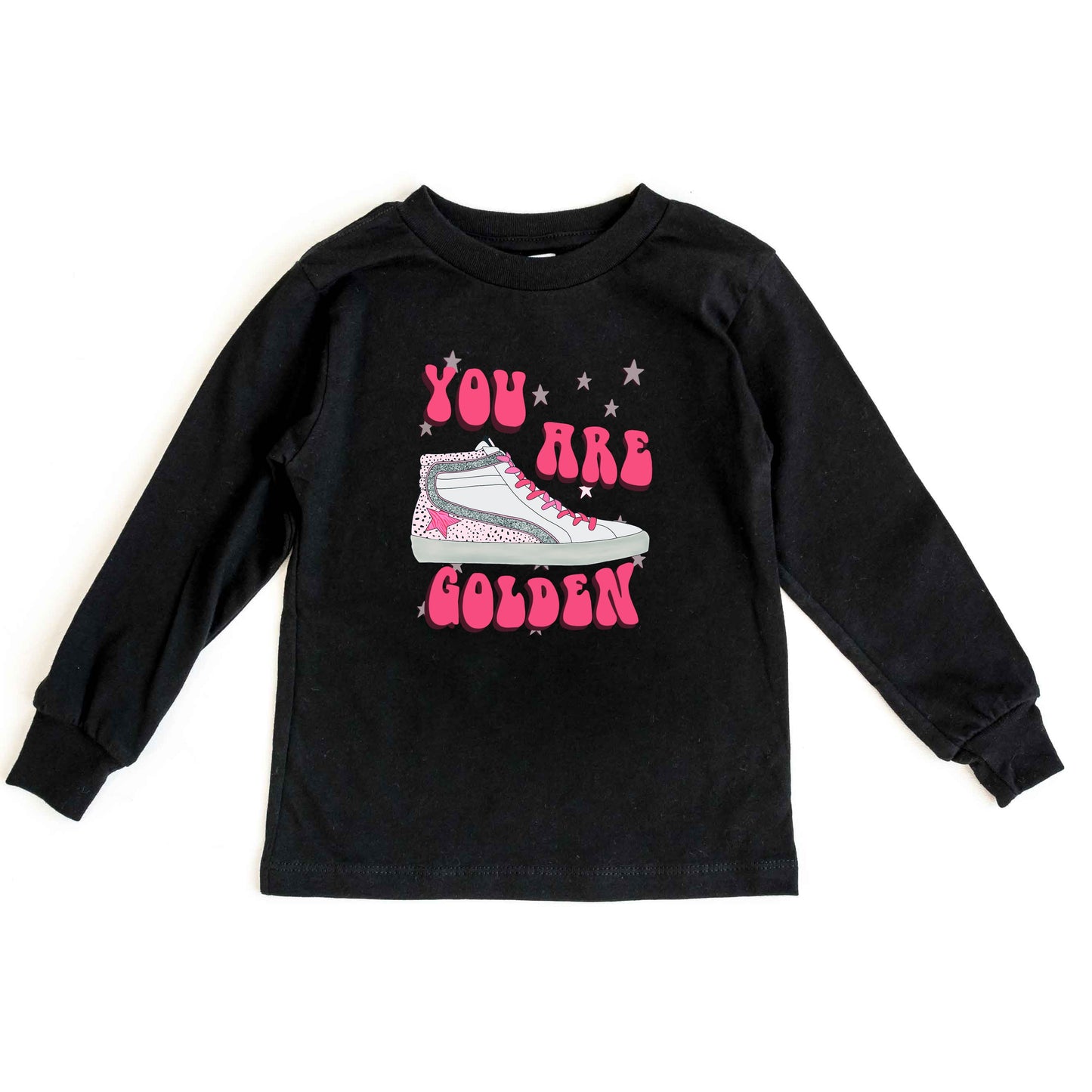 You Are Golden Shoe | Youth Graphic Long Sleeve Tee