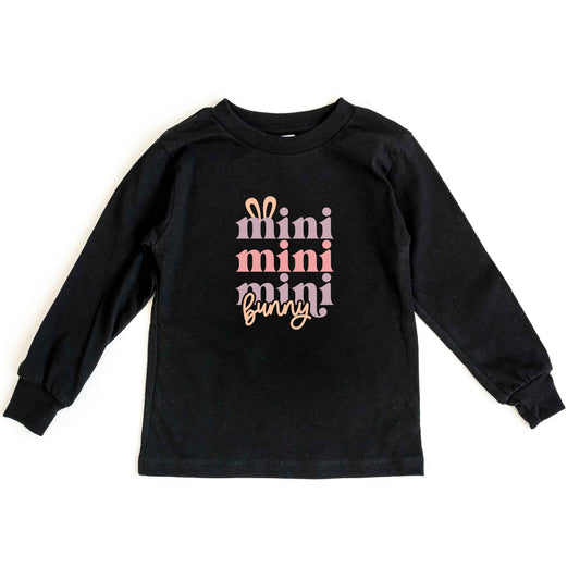 Mini Bunny Stacked | Toddler Long Sleeve Tee