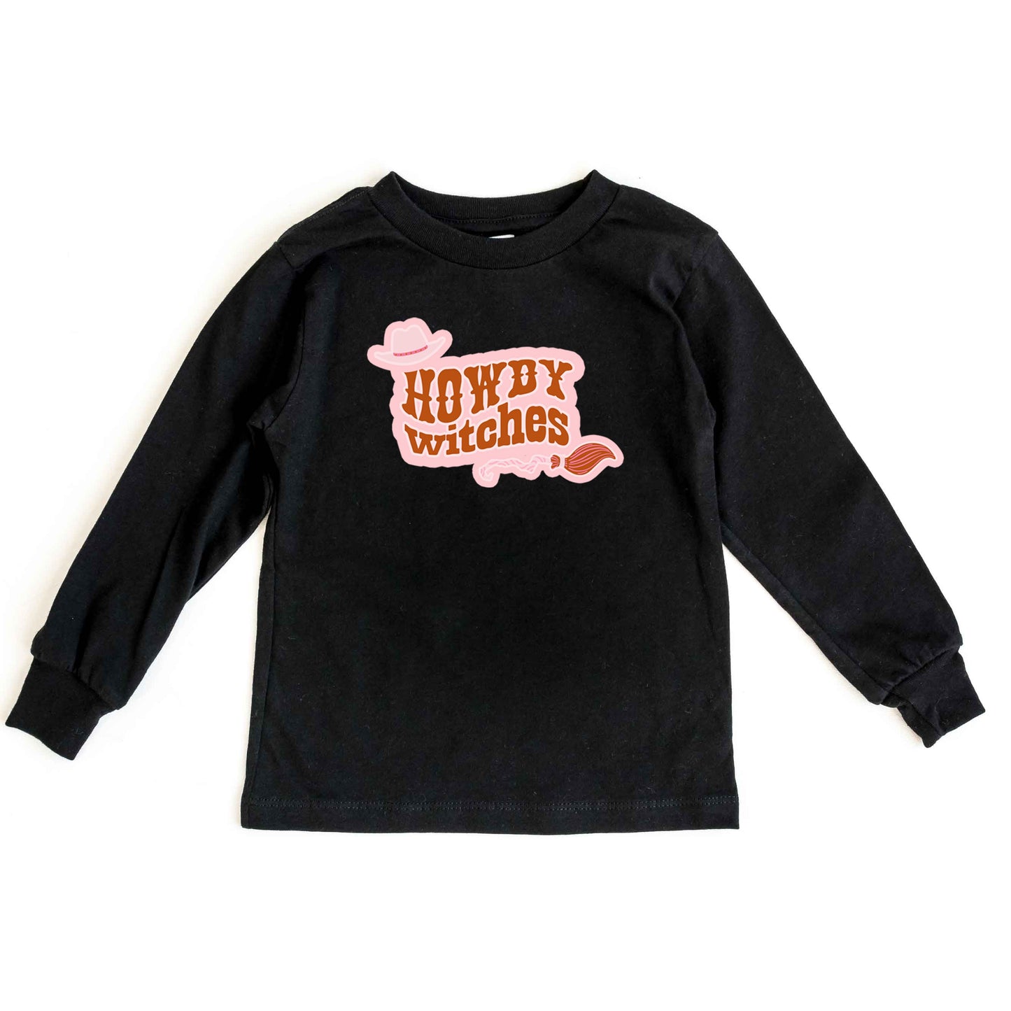 Howdy Witches | Toddler Graphic Long Sleeve Tee