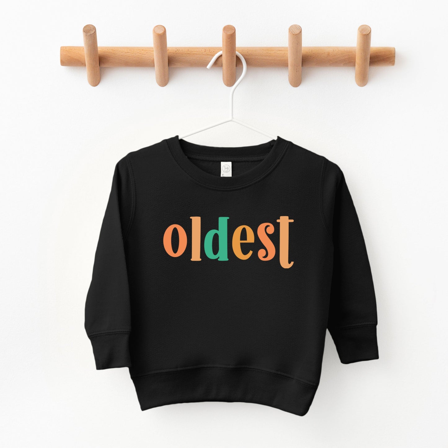 Oldest Colorful | Toddler Graphic Sweatshirt