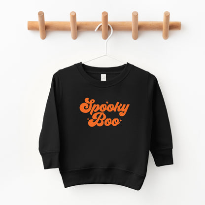 Spooky Boo Stars | Toddler Graphic Sweatshirt